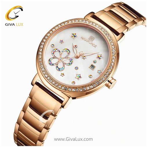 ساعت مچی زنانه بند فلزی ناوی فورس مدل NF5016L 5016 (1).jpg